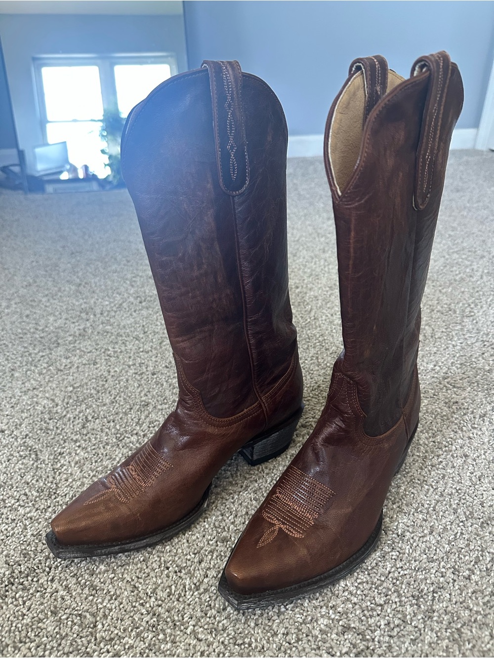 Idyllwind Brown Leather Western Heeled Boots